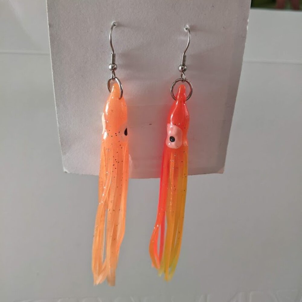 Vintage Fishing Bait Earrings